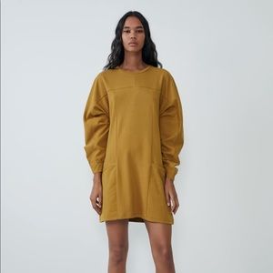 Zara mustard dress